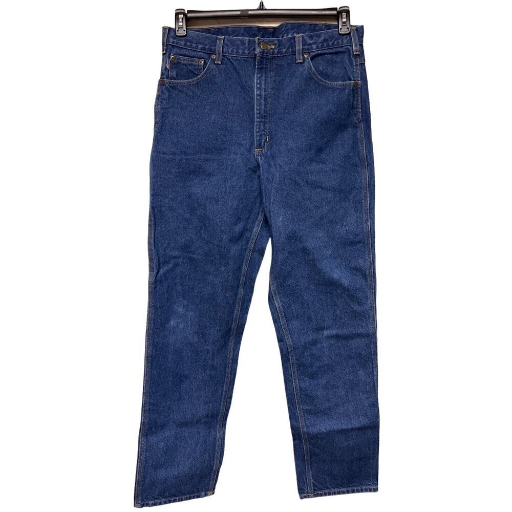Carhartt Carpenter Relaxed Fit Denim Blue Jeans Men's Size 38